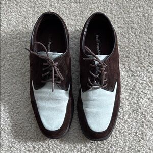 Hush Puppies Men's Brown and light mint Shoes